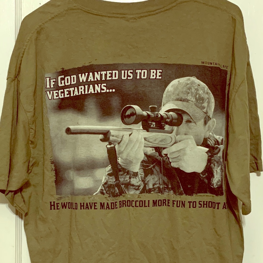 Olive (army) green tee shirt